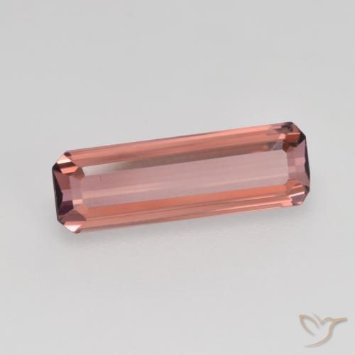 Turmalina rosa médio Natural 1.04ct, Corte Octógono / Esmeralda, VVS-VS