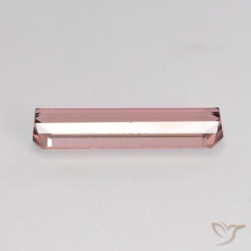 Turmalina rosa médio Natural 0.90ct, Corte Octógono / Esmeralda, VS