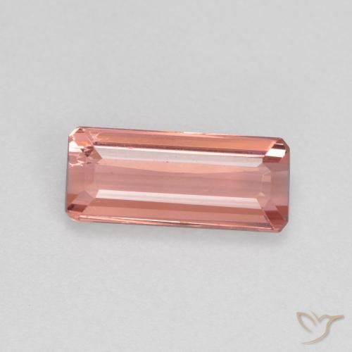 0.97ct Natural Rosa Médio Claro Turmalina, Corte Esmeralda, VS