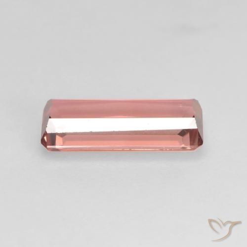 Turmalina Rosa Médio Claro Natural 0.97ct, Corte Octógono / Esmeralda, VS