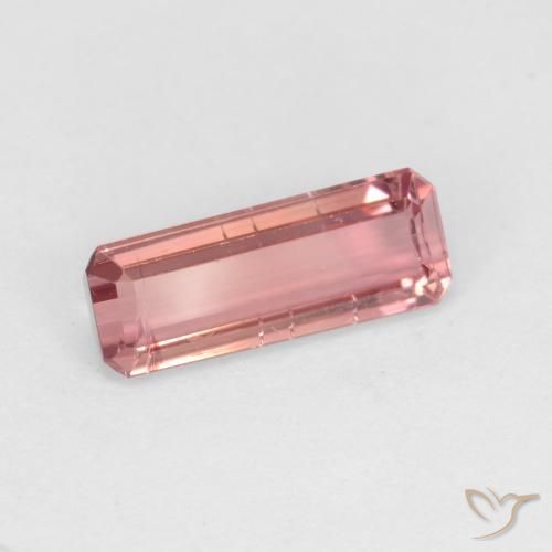 Turmalina Rosa Intenso Natural 1.64ct, Corte Octógono / Esmeralda, VS-SI