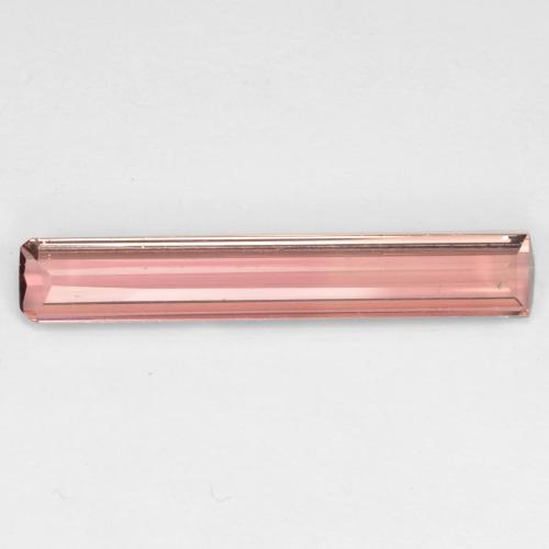 Turmalina rosa natural 2,18ct, corte esmeralda, VS