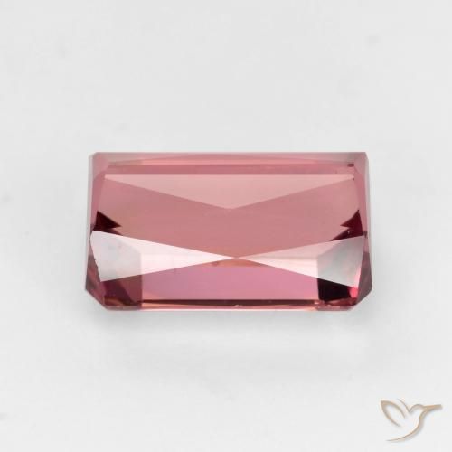 Turmalina Laranja Rosa Natural 2.32ct, Corte Octógono / Esmeralda, VS-SI