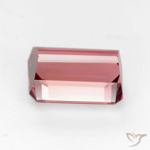 Turmalina Laranja Rosa Natural 2.77ct, Corte Octógono / Esmeralda, VVS-VS