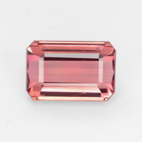 Turmalina Jacarandá Rosa Natural 3,22ct, Corte Esmeralda, VVS-VS