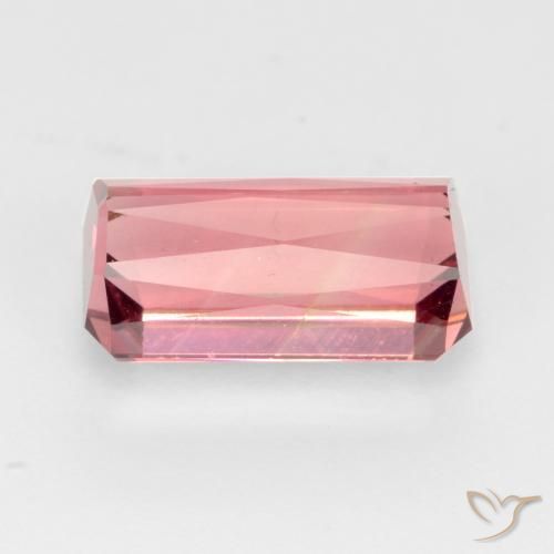 Turmalina Rosa Intenso Natural 3.12ct, Corte Octógono / Esmeralda, VS