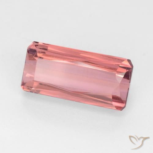 Turmalina rosa médio Natural 3.19ct, Corte Octógono / Esmeralda, VS-SI