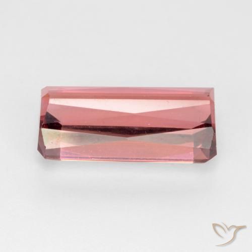 Turmalina rosa médio Natural 3.19ct, Corte Octógono / Esmeralda, VS-SI
