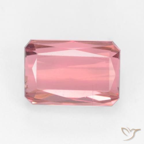 3.08ct Natural Luz rosa Turmalina, Corte Esmeralda, VS-SI