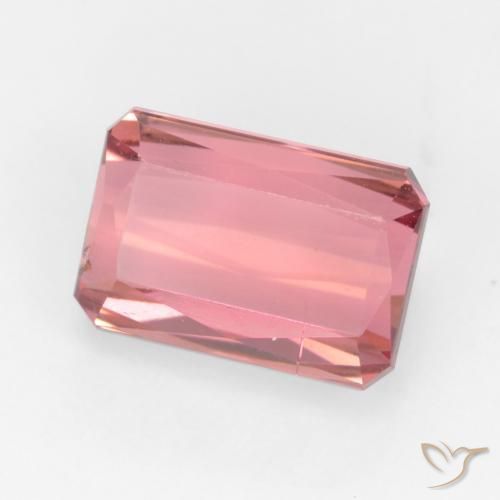 Turmalina Luz rosa Natural 3.08ct, Corte Octógono / Esmeralda, VS-SI