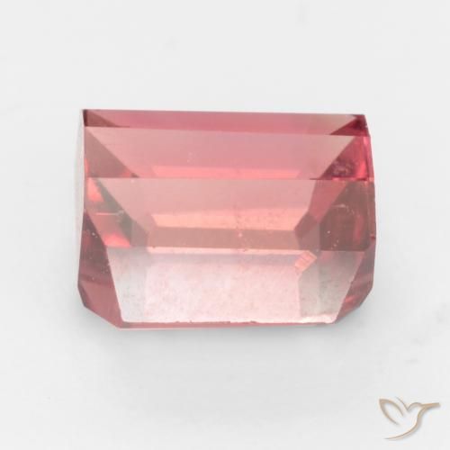 Turmalina Rosa Laranja Profundo Natural 2.30ct, Corte Octógono / Esmeralda, VS