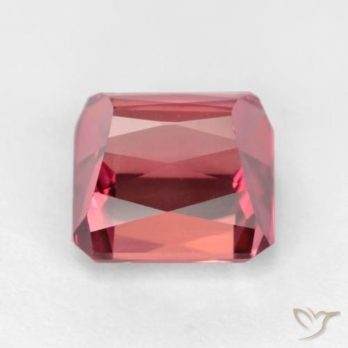 Turmalina Rosa chiclete Natural 2.53ct, Corte Esmeralda, VS