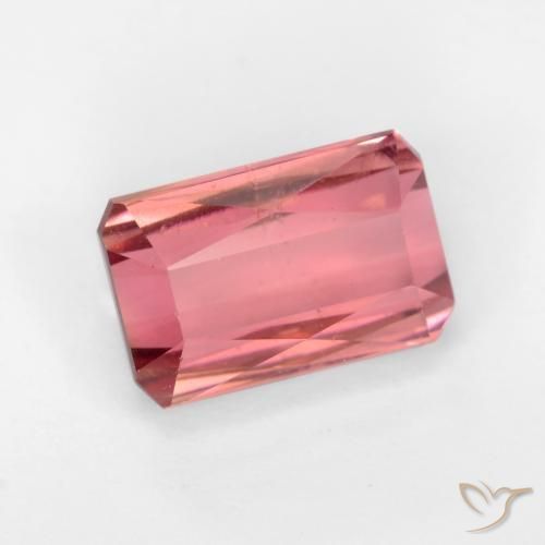 Turmalina Rosa chiclete Natural 2.34ct, Corte Octógono / Esmeralda, VS-SI