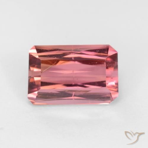 Turmalina Rosa escuro Natural 2.57ct, Corte Octógono / Esmeralda, SI