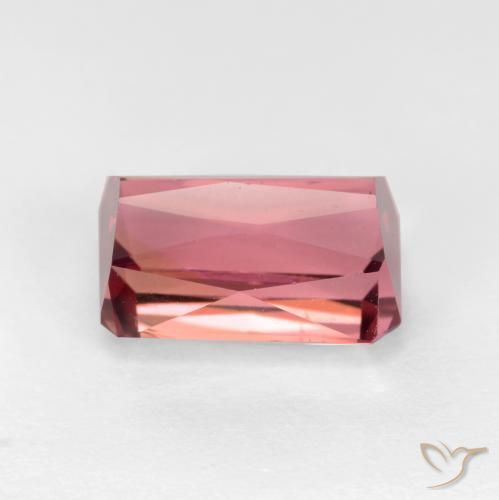 Turmalina Rosa escuro Natural 2.57ct, Corte Octógono / Esmeralda, SI