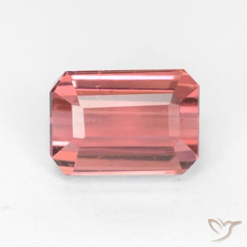 Turmalina Rosa escuro Natural 2.83ct, Corte Octógono / Esmeralda, SI