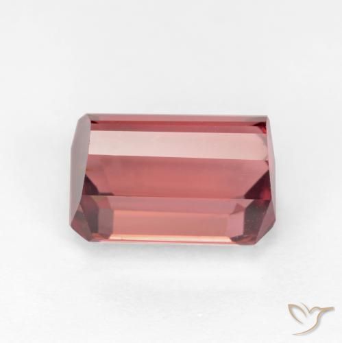 Turmalina Rosa escuro Natural 2.83ct, Corte Octógono / Esmeralda, SI