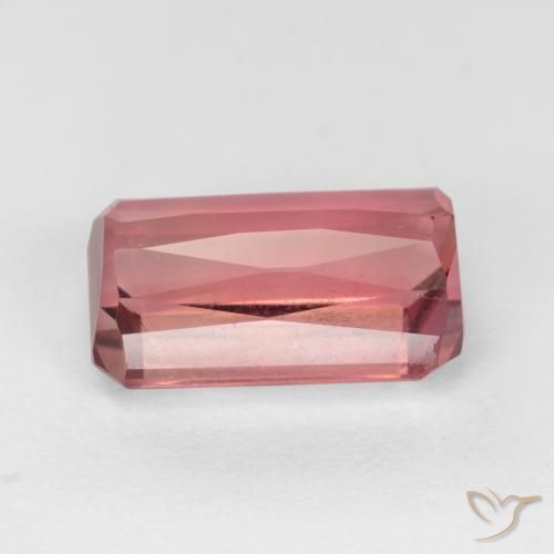 Turmalina Rosa escuro Natural 3.03ct, Corte Octógono / Esmeralda, VS-SI