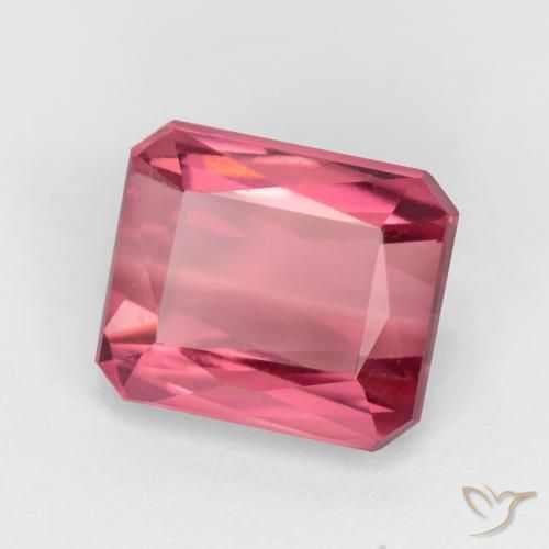 Turmalina Luz rosa Natural 2.28ct, Corte Octógono / Esmeralda, VS-SI
