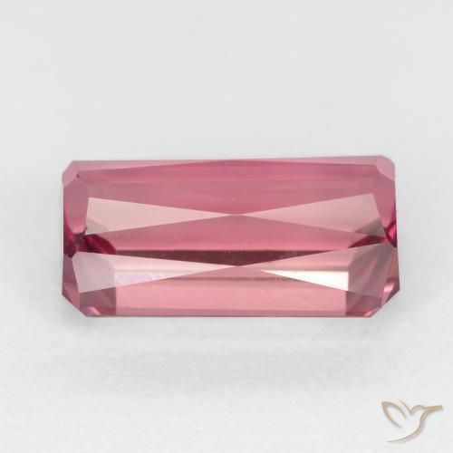 Turmalina Rosa chiclete Natural 2.59ct, Corte Octógono / Esmeralda, VS