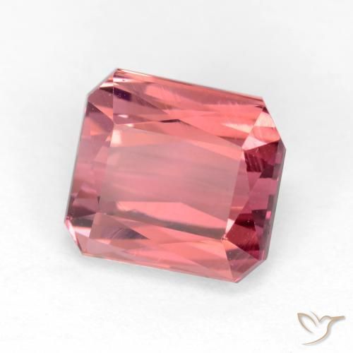 Turmalina Luz rosa Natural 2.88ct, Corte Octógono / Esmeralda, VS