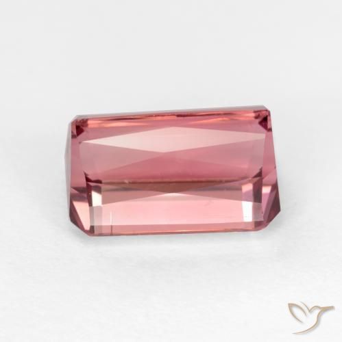 Turmalina Rosa chiclete Natural 2.53ct, Corte Octógono / Esmeralda, VS