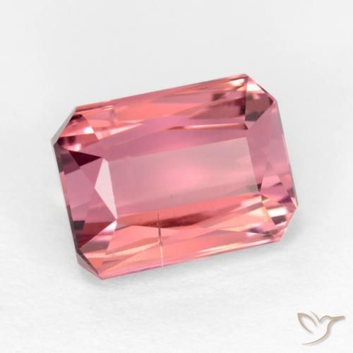 Turmalina Luz rosa Natural 2.99ct, Corte Octógono / Esmeralda, SI