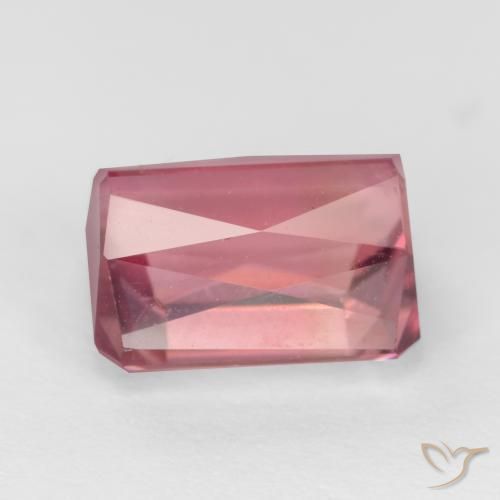 Turmalina Rosa chiclete Natural 2.71ct, Corte Octógono / Esmeralda, VS-SI