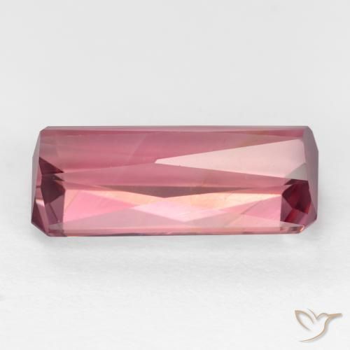 Turmalina Rosa chiclete Natural 3.20ct, Corte Octógono / Esmeralda, SI