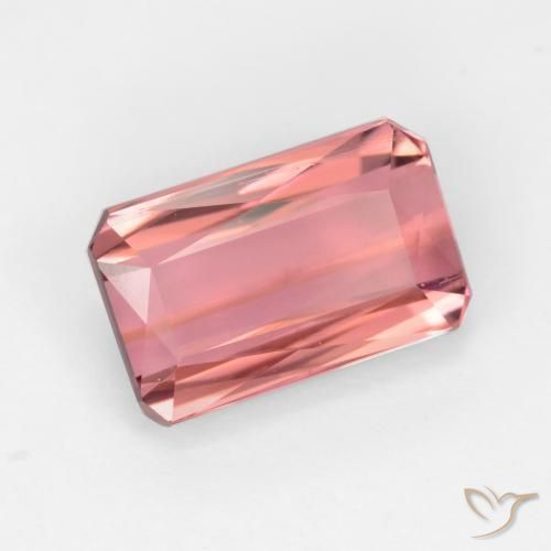Turmalina Luz rosa Natural 2.64ct, Corte Octógono / Esmeralda, VS-SI