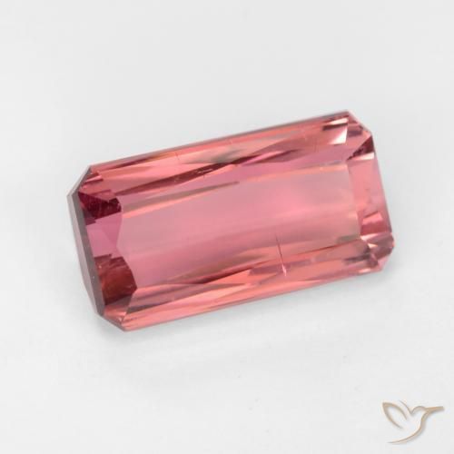 Turmalina Luz rosa Natural 3.63ct, Corte Octógono / Esmeralda, SI