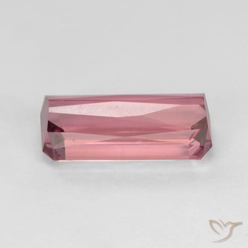 Turmalina Tom rosa quente Natural 3.04ct, Corte Octógono / Esmeralda, VS