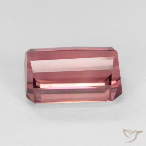 Turmalina Rosa escuro Natural 2.87ct, Corte Octógono / Esmeralda, VVS-VS