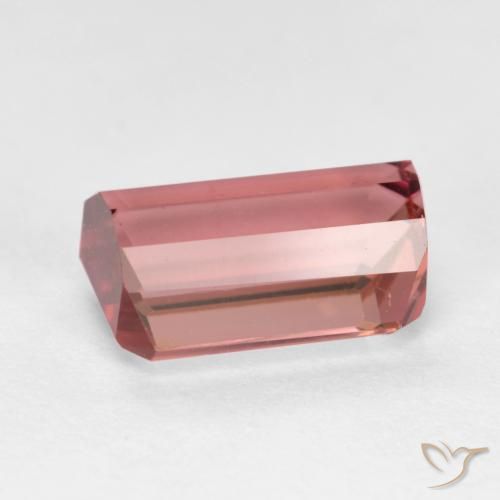 Turmalina Rosa Intenso Natural 1.67ct, Corte Octógono / Esmeralda, VS