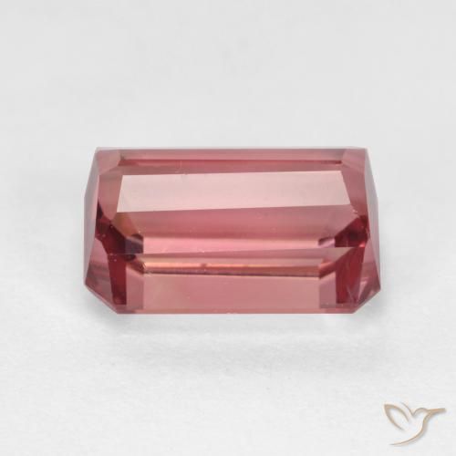 Turmalina rosa médio Natural 1.91ct, Corte Octógono / Esmeralda, VS