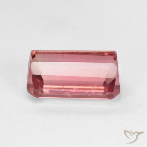 Turmalina Laranja Rosa Natural 1.88ct, Corte Octógono / Esmeralda, VS