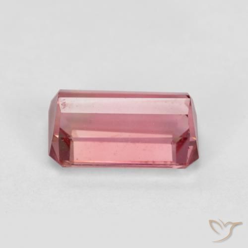Turmalina rosa médio Natural 1.54ct, Corte Octógono / Esmeralda, VS