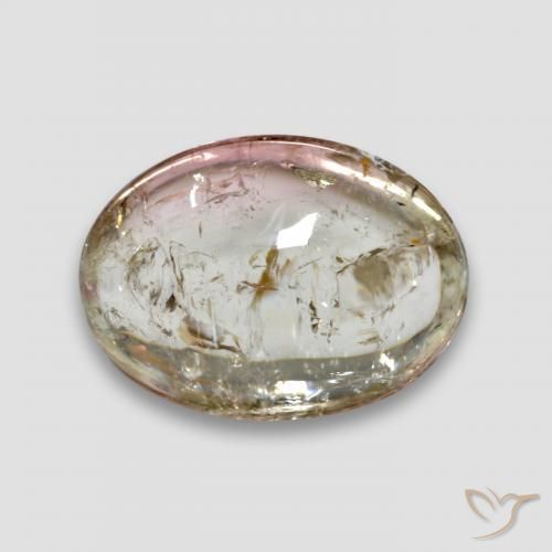 Turmalina Luz amarela Natural 7.68ct, oval, Transparente