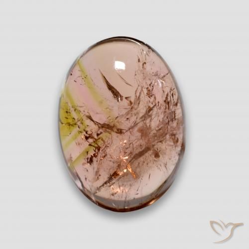 6.57ct Natural Rosa Claro Rosa Turmalina, oval, Transparente