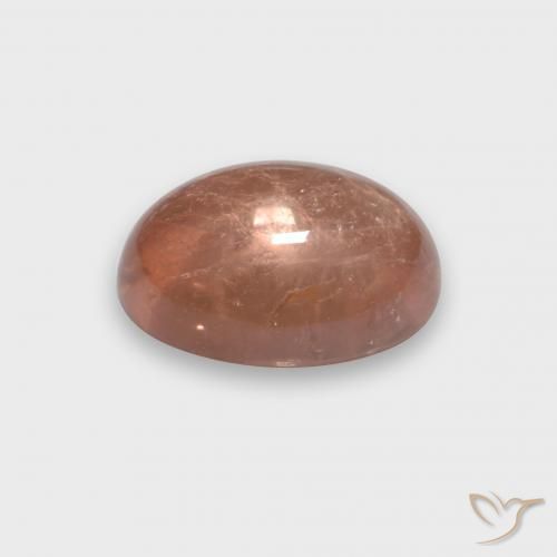 Turmalina vermelho médio Natural 2.20ct, oval, Transparente