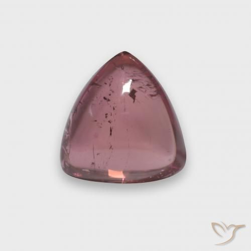 1.83ct Natural Vermelho escuro Turmalina, Trilhão, Transparente