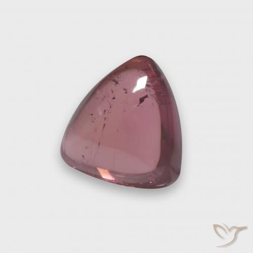 Turmalina Vermelho escuro Natural 1.83ct, Trilhão, Transparente