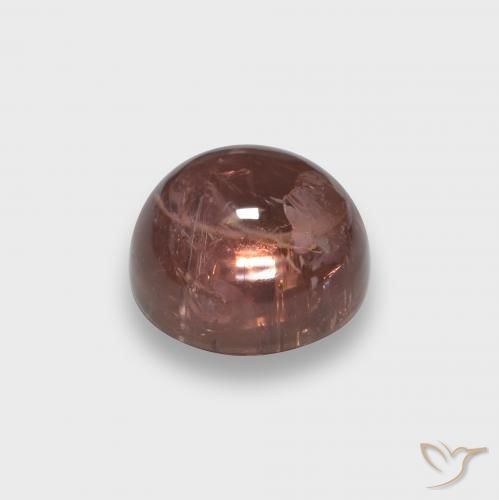 Turmalina rosa avermelhado Natural 1.89ct, Redondo, Transparente