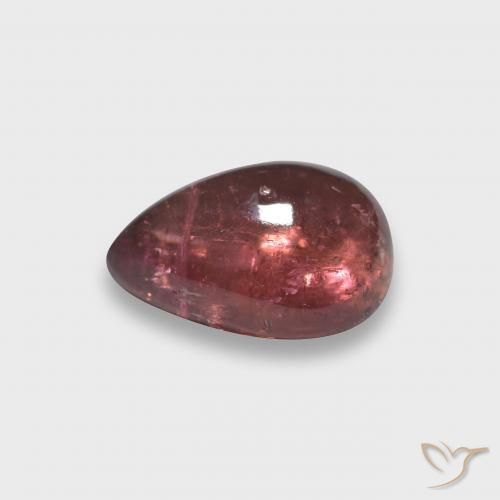 Turmalina Carmesim Profundo Natural 2.61ct, Formato de pêra, Transparente