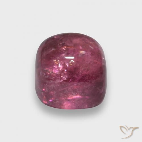 Turmalina vermelho médio Natural 2.13ct, Almofada, Transparente