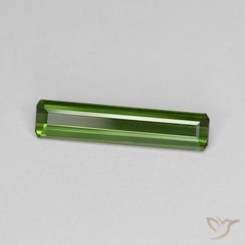Turmalina Verde Terroso Natural 1.03ct, Corte Octógono / Esmeralda, VVS-VS
