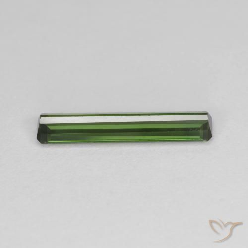 Turmalina Verde Terroso Natural 1.03ct, Corte Octógono / Esmeralda, VVS-VS