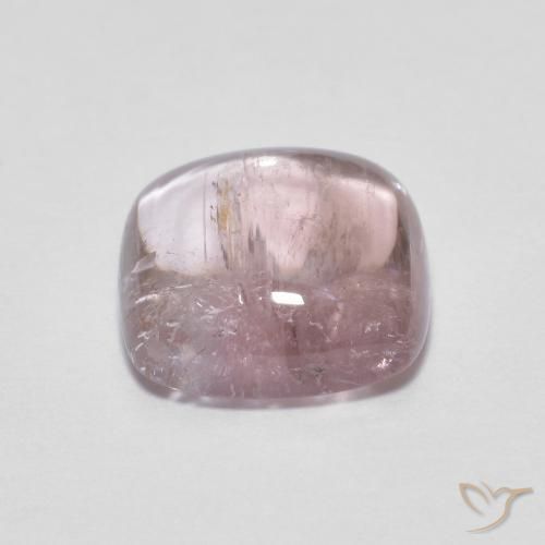 Turmalina Luz rosa Natural 1.76ct, Almofada, Transparente