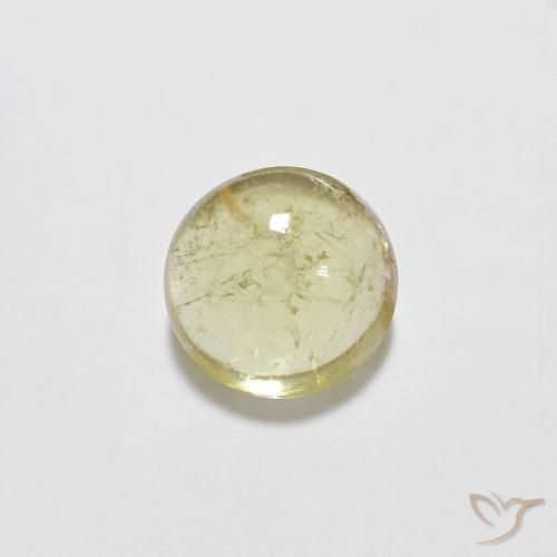 0.75ct Natural Abelha amarela clara Turmalina, Redondo, Transparente