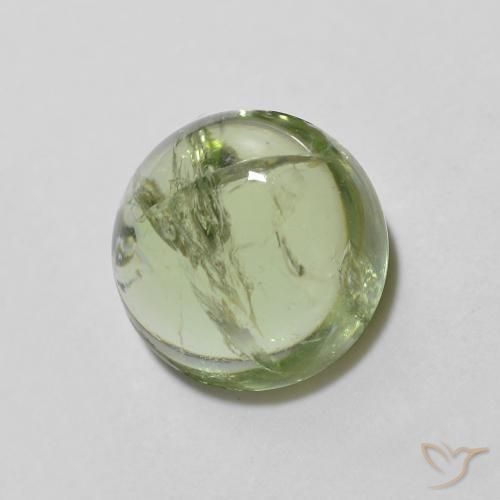 Turmalina Verde floresta Natural 1.42ct, Redondo, Transparente